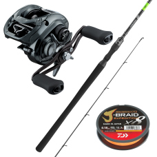 Discounted Set Pike Baitcast DAIWA "LONGCAST Fancy" 