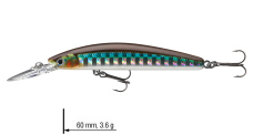 Wobbler DAIWA Tournament Double Clutch 60SP-G - 6 cm