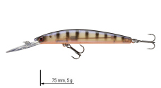 Wobbler DAIWA Tournament Double Clutch 75SP-G - 7,5 cm