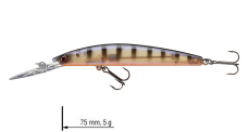Wobbler DAIWA Tournament Double Clutch 75SP-G - 7,5 cm