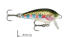 Wobbler One-piece Mini Fat Rap 3 cm RAPALA