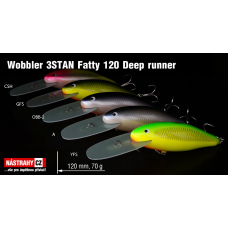 Wobbler 3STAN Fatty 120 Deep runner Wobbler 3STAN Fatty 120 Deep runner