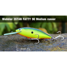 Wobler 3STAN Fatty 90 Medium runner Wobler 3STAN Fatty 90 Medium runner