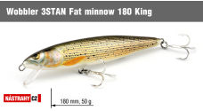 Wobbler 3STAN Fat minnow 180 King