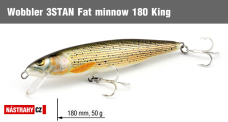 Wobbler 3STAN Fat minnow 180 King